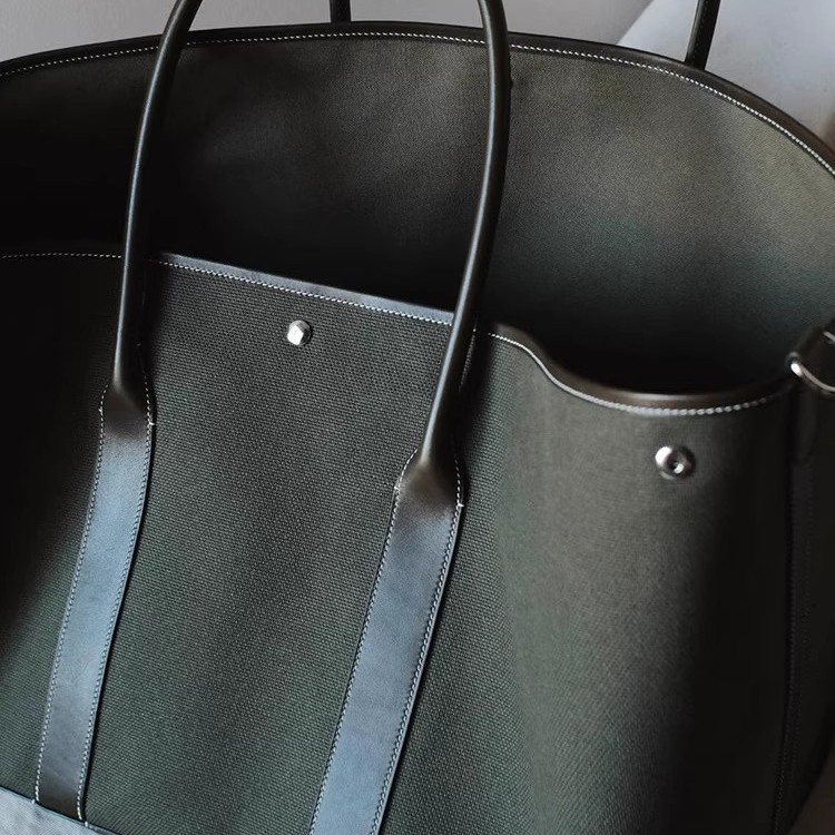 2026 New High-End Commuter PU Canvas Large Capacity Tote Garden Bag for Women Handbag Shoulder Crossbody Bag - Thumbnail 3
