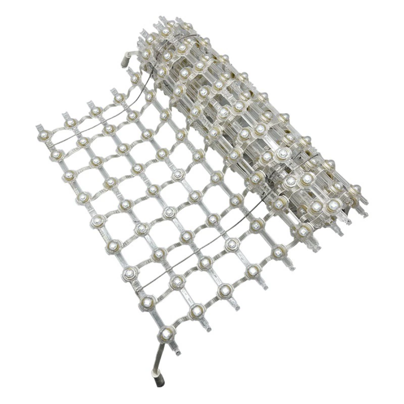 Светодиодный прозрачный гибкий полноцветный экран сетки