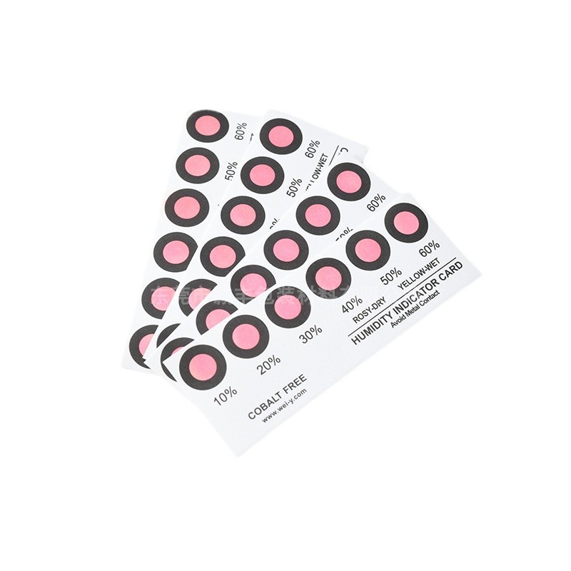 [Chengfeng] 10% - 60% tarjeta de indicador de humedad de seis puntos rosa tarjeta de visualización de temperatura y humedad PCB tarjeta de indicador de humedad