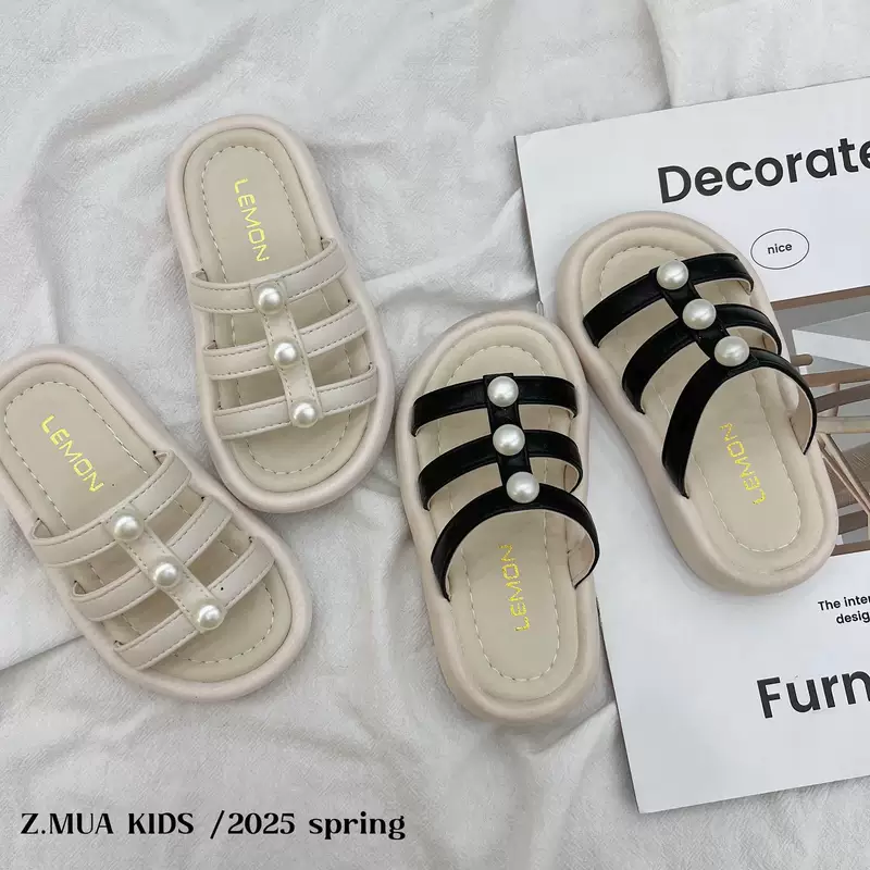 Slide, summer slippers, Korean style