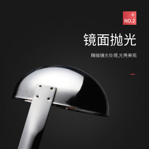 Stainless steel long-handled ounce spoon hook soup spoon for soup milk tea shop pearl spoon porridge spoon porridge spoon large creative