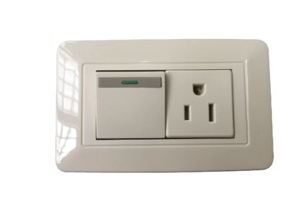 供应美式开关、美式插座、南美插座一开三孔(图)|ms