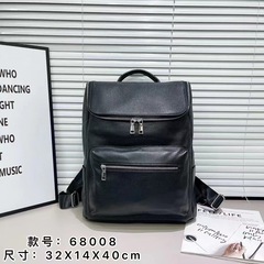 メンズ本革リュックサック大容量トップ層牛革リュックサック多層レジャー旅行カバン