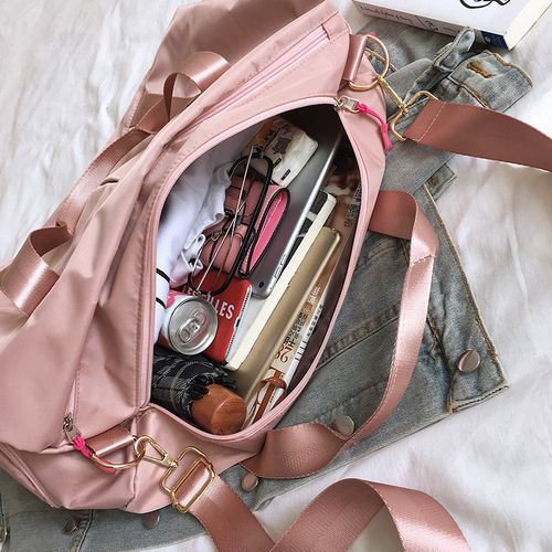 Cross-border lulu new travel bag large capacity women's wet and dry separation sports yoga fitness bag luggage bag wholesale