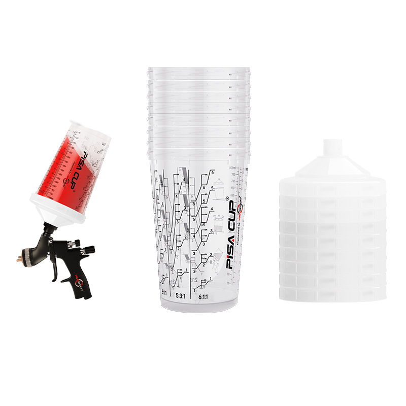 800ML免洗枪壶汽车喷漆专用免洗喷枪杯