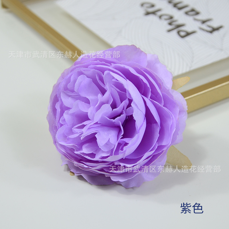ヨーロッパ式のシミュレーション洋牡丹の花の頭の結婚祝いの花の壁の路は生け花のシミュレーションの植物の家の装飾を導いて花を配合します。|undefined
