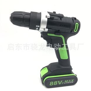 Rechargeable drill lithium drill hand gun drill screwdriver screwdriver electric tool household electric drill impact drill