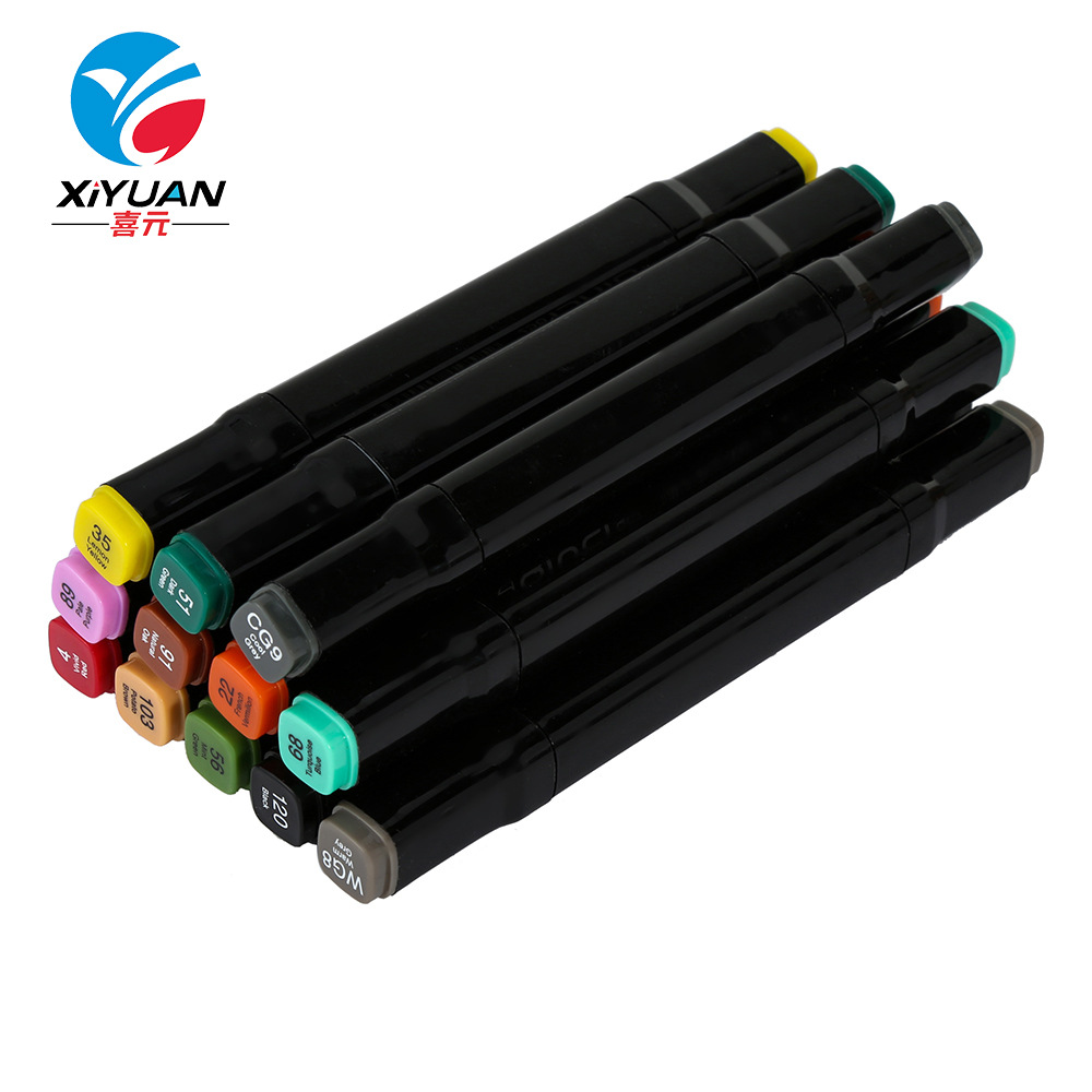 Factory wholesale multi -color 24 -color dual -headed pen painting…