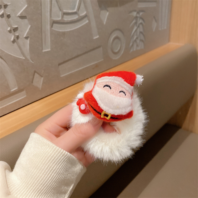 Cute Santa Claus Elk Cloth Hair Tie display picture 4