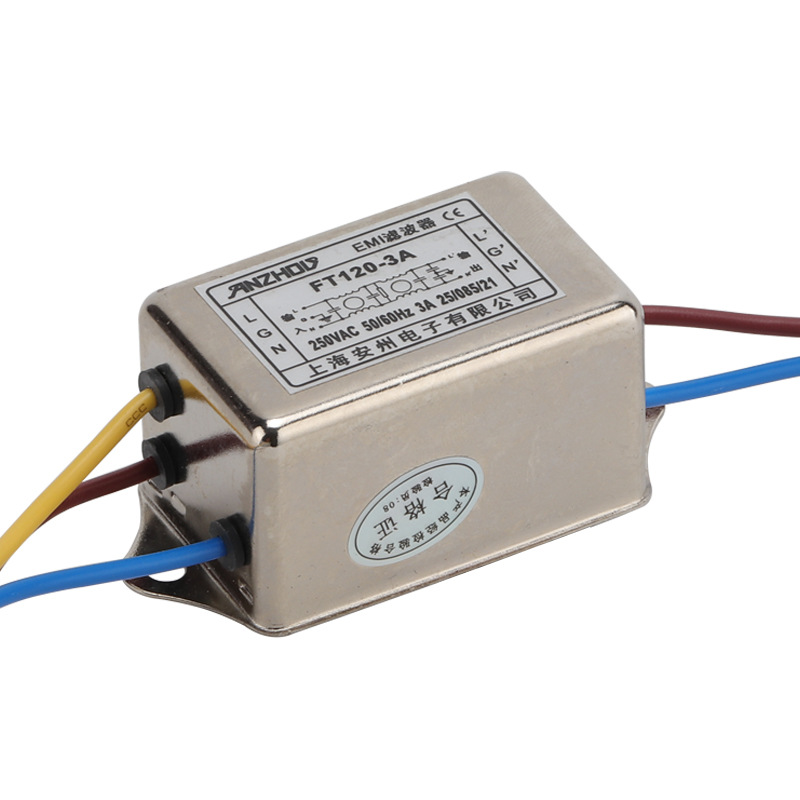 FT120-6 6A 250V EMI电源滤波器 FT120-10 10A 250V  滤波器