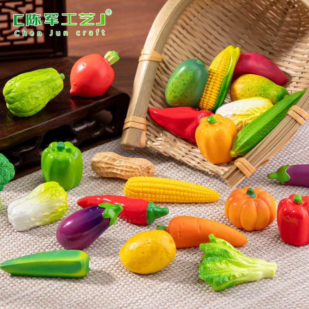 Creative big realistic food play, small decorations with accessories, micro landscape, DIY decoration
