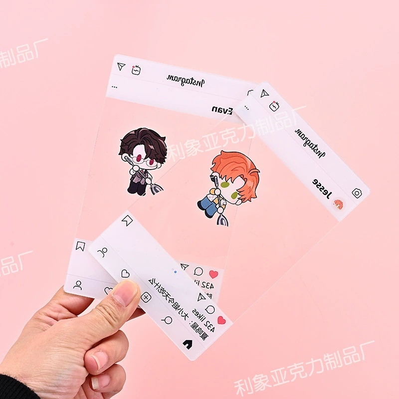 Аcrylic cartoon double-sided photo frame for elementary school students, custom-made, Birthday gift