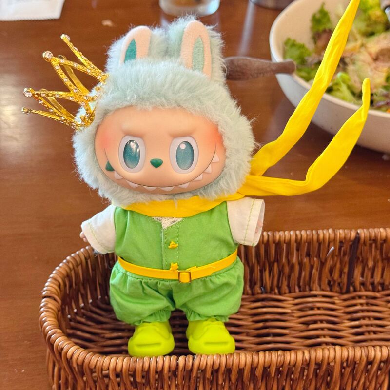 Only Clothes for First/Second/Third Generation Labubu Dolls, Universal Vinyl Doll Pendant Clothes, Fairy Tale Prince Labubu Only Clothes for First/Second/Third Generation Labubu Dolls, Universal Vinyl Doll Pendant Clothes, Fairy Tale Prince Labubu