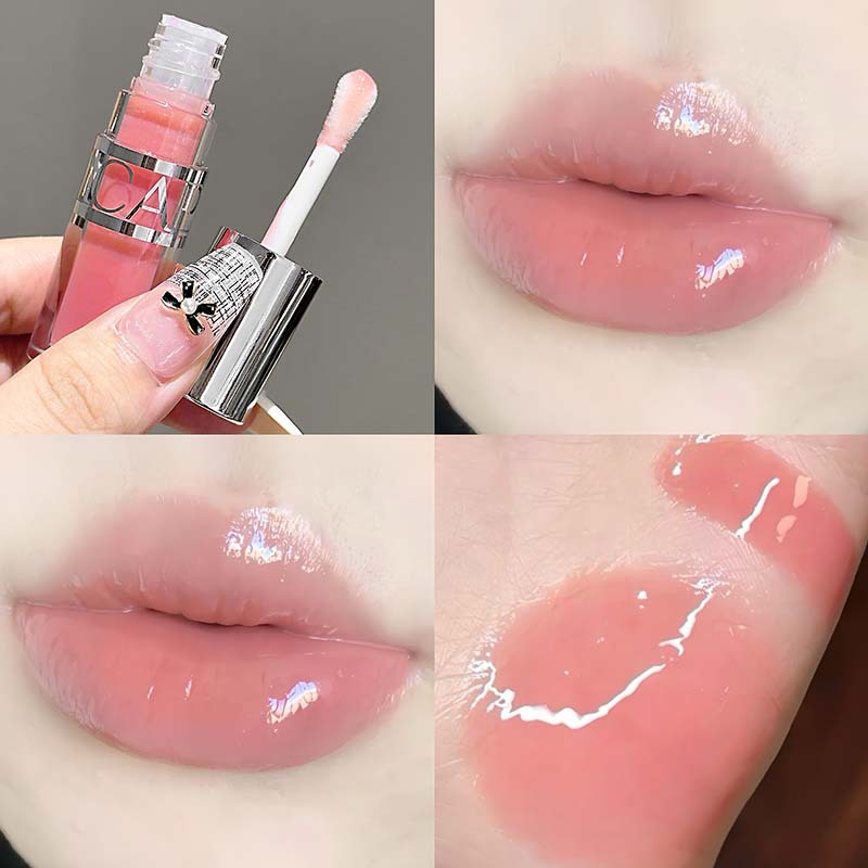 CAPPUVINI Brillo de labios hidratante transparente para cubrir las líneas de los labios Espejo de labios de vidrio para sostener el maquillaje Esmalte de labios Brillo de labios Maquillaje transfronterizo image 9