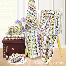 厂家定制全棉割绒活性印花毛巾浴巾套装高档礼盒公司商务礼品毛巾