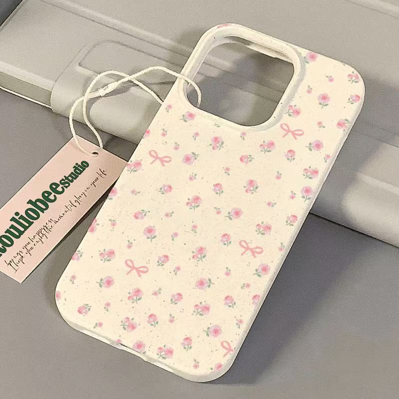 粉色玫瑰适用苹果16Promax手机壳跨境iPhone15日韩ins14/13欧美12|undefined