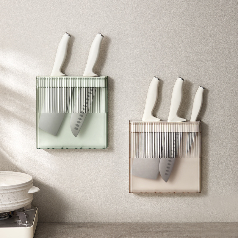 [Hedou] kitchen supplies wall-mounted knife holder knife holder punch-free storage rack hidden knife holder