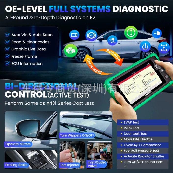 Launch Crp919 Ev Electric Vehicles New Energy Cars Scanner Launch Crp919 Ev Electric Vehicles New Energy Cars Scanner