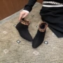 法式秋冬百搭绒面短靴