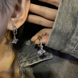 辣妹标配小众耳圈超闪耳环2025年新款潮耳钉女小众设计感耳饰女