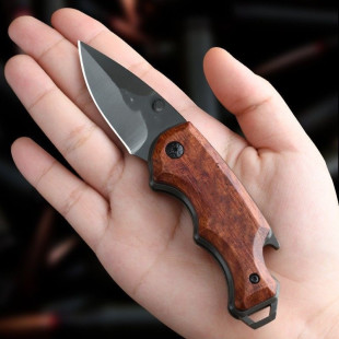 X 56% off Stacking Knife Outdoor Camping Self-Defense Knife Multi-Functional Bottle Opener Keychain Casual Mini Knife