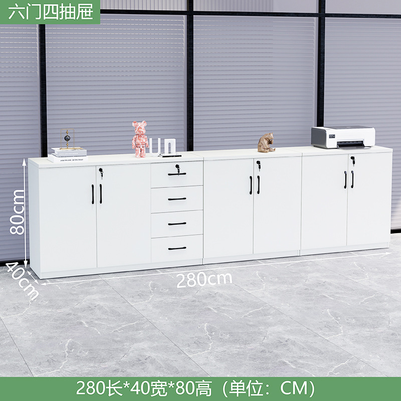 オフィス収納引き出しキャビネット、フロアファイルキャビネット、木製ファイルキャビネット、ローキャビネット、スライド式収納キャビネット