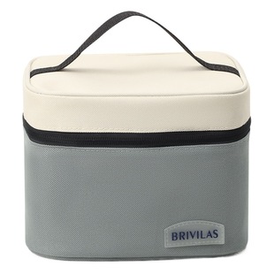 Dopamine color matching lunch bag with rice square fresh ice bag insulation ice bag simple fashion Bento insulation bag