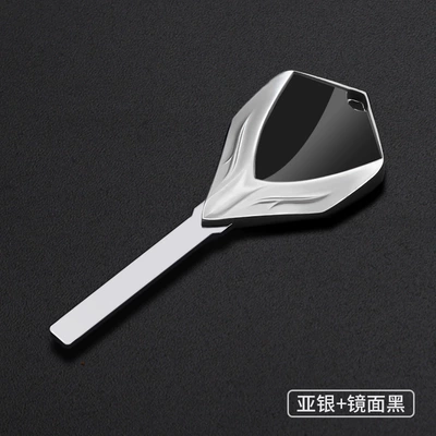 Motorcycle metal key, Motorcycle Key - silvermirror-black-cf-150aura