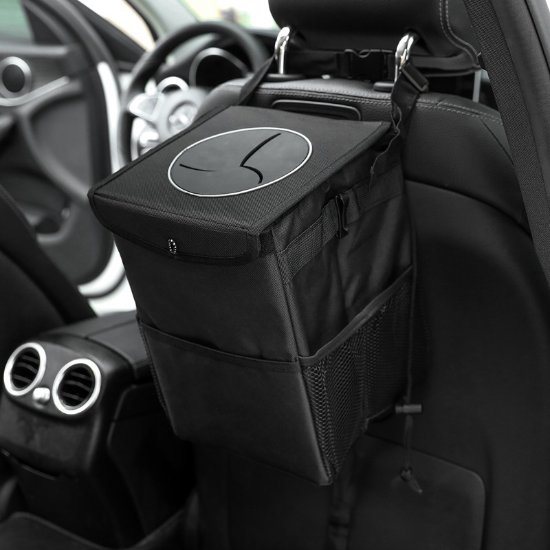 Cross-border exclusive for car storage box folding waterproof storage bag trunk storage box chair back bag car trash can