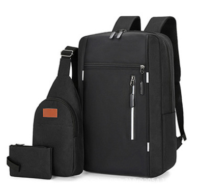 Mochila comercial transfronteriza de ocio de computadora, mochila multicapa ligera impermeable, logotipo personalizado, mochila de estudiantes de viaje