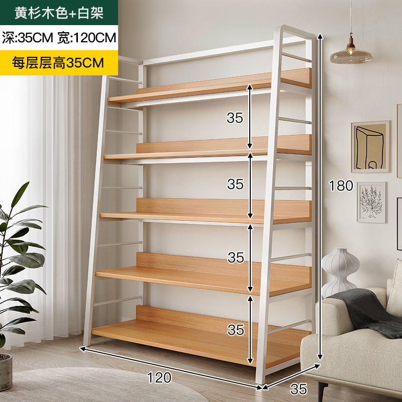 Estante de almacenamiento multicapa estante de exhibición de piso con puerta de gabinete estante de almacenamiento de exhibición de supermercado armario integrado contra la pared