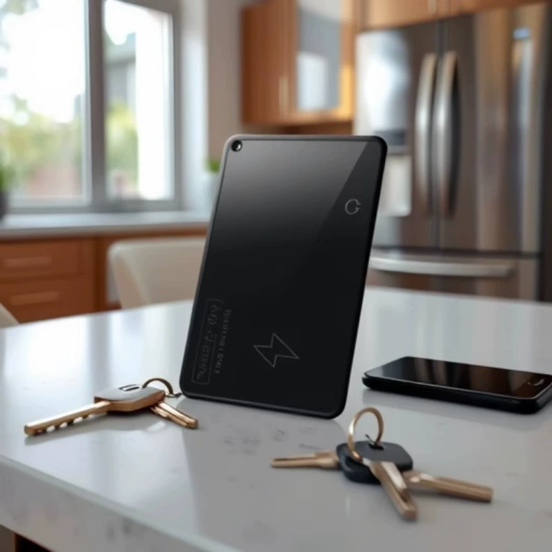 Подходит для Apple, анти-потерянный локатор устройства, карточный тип, круглый мини-компактный умный трекер, новая модель с длительным режимом ожидания