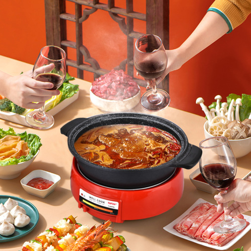 Korean Maifanstone TC8800 Large Turtle Pot Maifanstone Electric Hot Pot Household Multi-functional Hot Pot and Grill