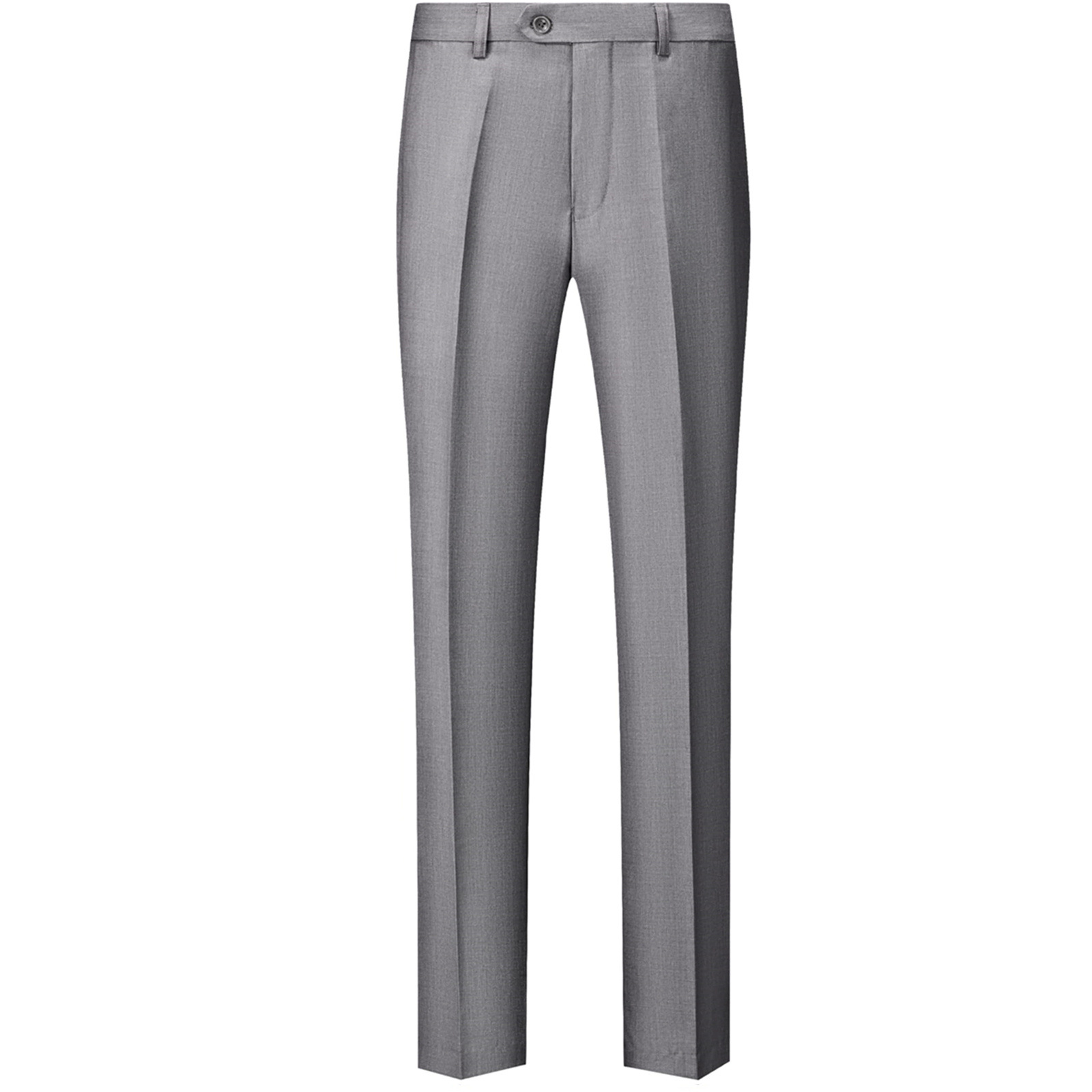 Pantalon noir slim pour homme, coupe droite, idéal pour le travail, le printemps et l'automne, idéal pour les affaires ou les tenues de soirée_voghion.com