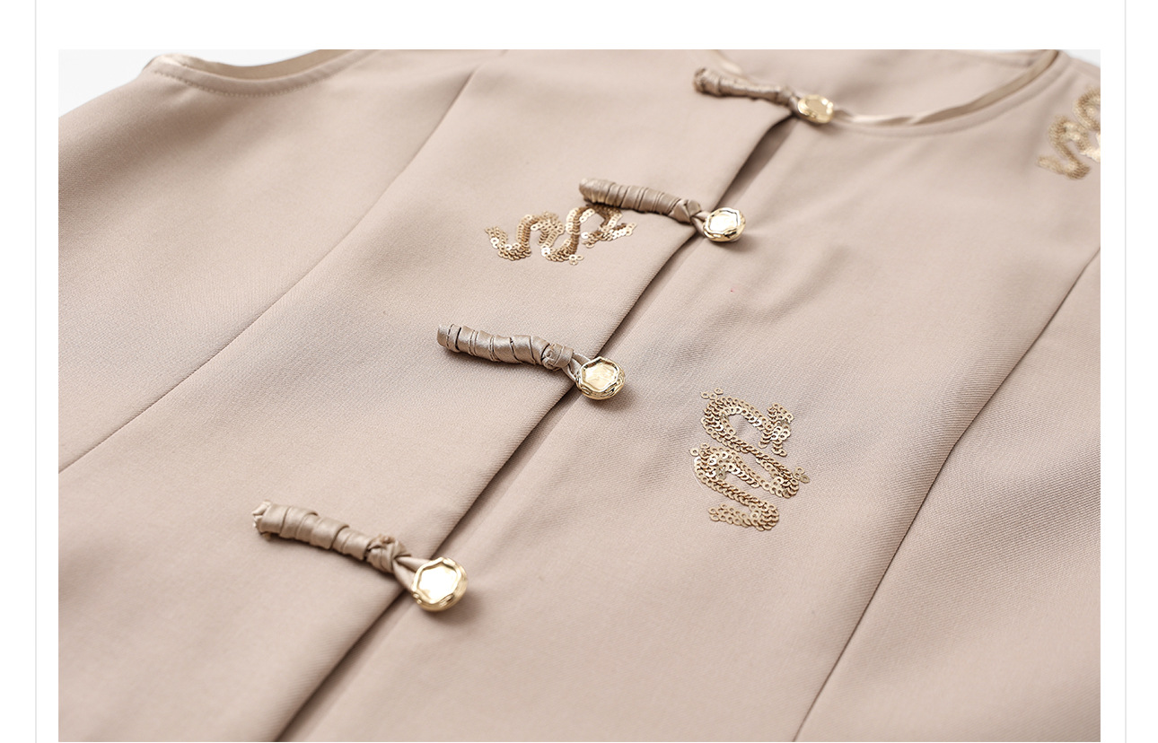 Bộ quần short vest jacquard phong cách Trung Hoa mới mùa hè 2026 ZX M4184 — Áo, Quần short chi tiết 7