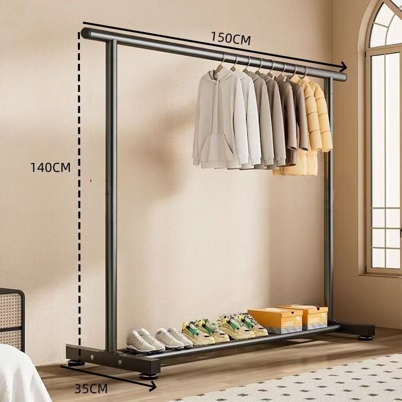 Nueva red lateral extra gruesa extra gruesa percha de ropa vertical percha de ropa doméstica de gran capacidad percha de ropa percha de ropa percha de dormitorio