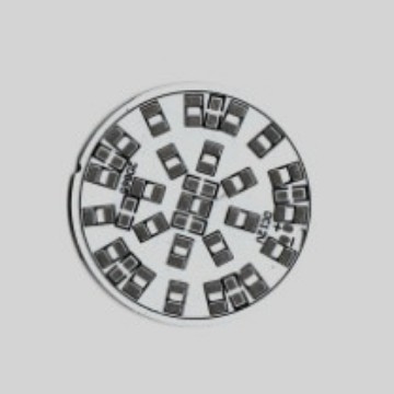 2835小型吸顶灯铝基板线路板led吸顶灯灯芯电路板焊接led螺口灯泡