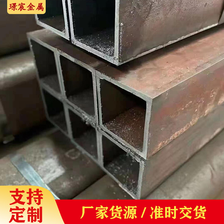 厂家批发铝方管木纹 喷涂 氧化铝方通铝型材工业铝方管吊顶铝方管