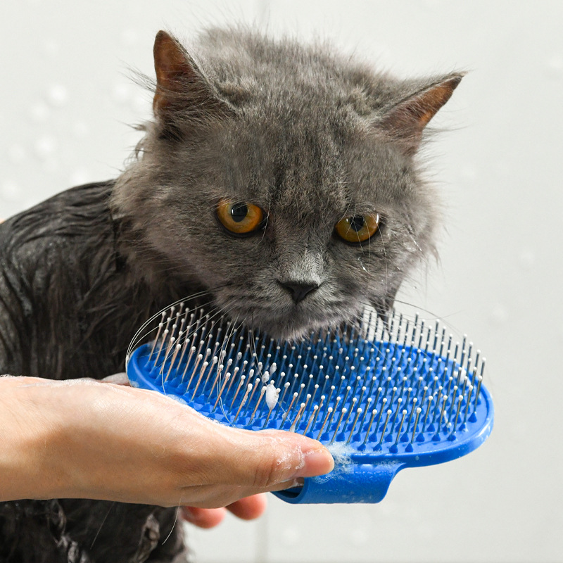 Eisenwell Pet Bath Massage Needle Cleaning Massage Hair Removal Perro y Gato Laveador General Pet Products