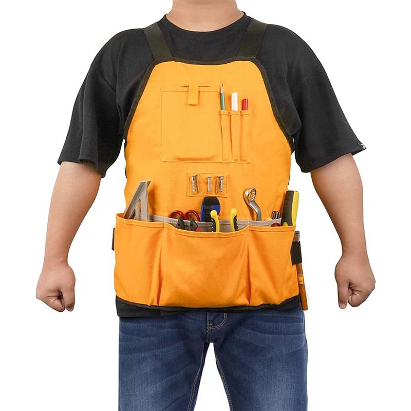 Multifuncional 3 bolsillos pequeños amarillo