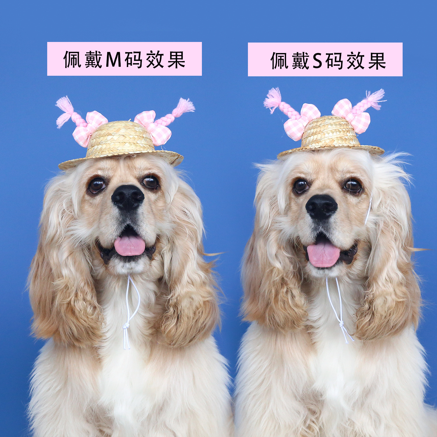 Mascotas extrañas sombreros de paja para salir sombreros de verano gatos perros adorables torcedores de arcos de cabello pequeños monstruos tocadillos