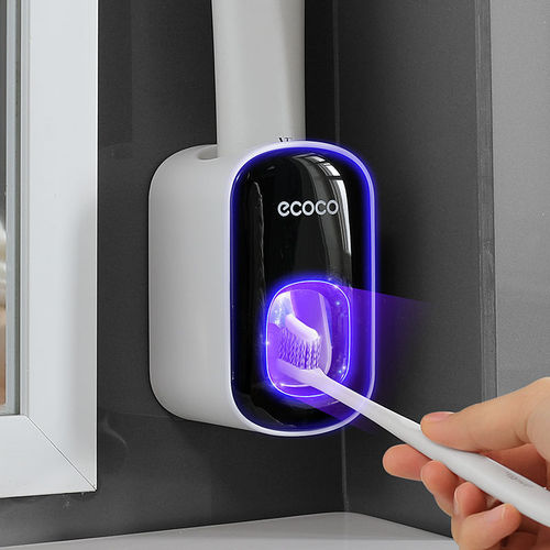 Yikoco fully automatic toothpaste squeezer artifact children's toothpaste squeezer wall-mounted home punch-free toothbrush set