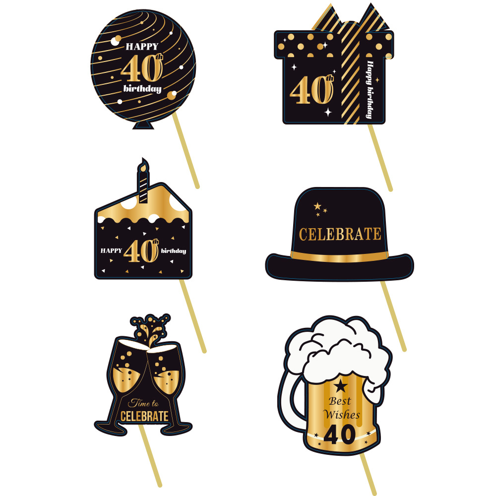 Transfronterizo de Amazon nueva fiesta de cumpleaños ACCESORIOS FOTOGRÁFICOS divertidos labios rojos papel barba decoraciones de cumpleaños máscara de ojos