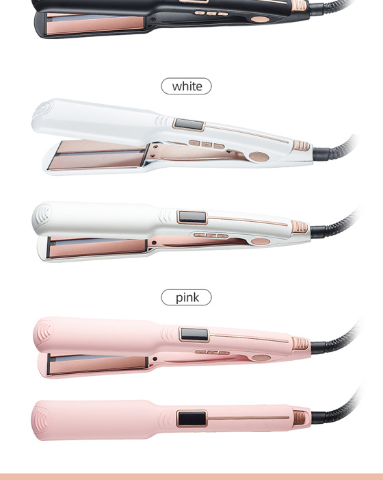 Gold Color Basic Gold Solid Color Aluminum Hair Straightener 1 Piece