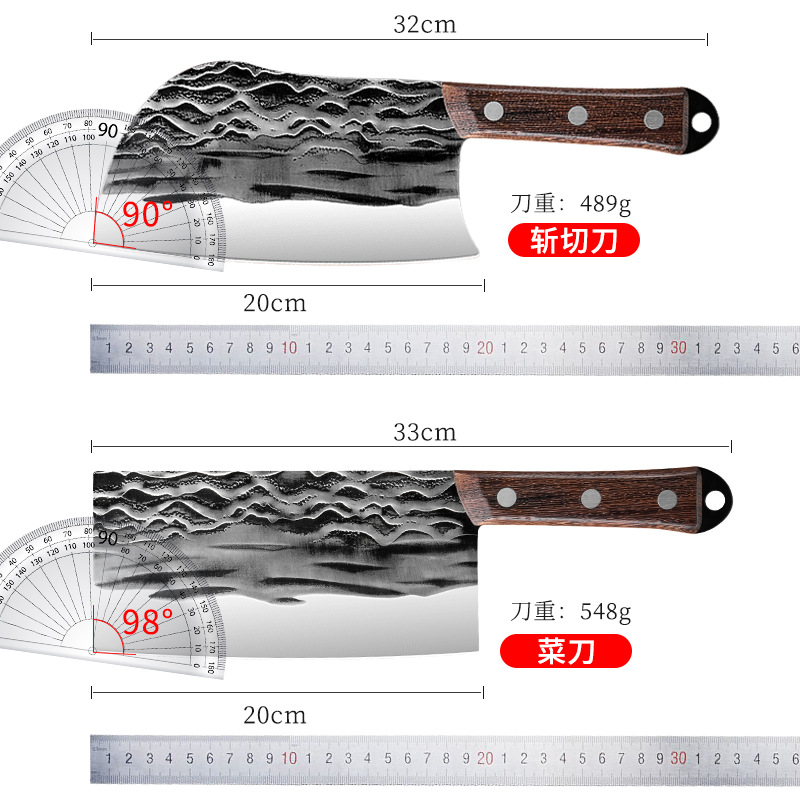 Cortar huesos cortar huesos cortar cuchillos caseros de cocina pesado engrosado forjado cuchillo de cocina de acero inoxidable Otros Pales