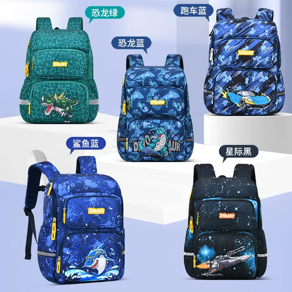 Sesame Baby New Primary School Bag Male 1-3 Grade Cartoon Cute Girls School Bag Lightweight Backpack