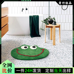 浴室バスルーム吸収性模造カシミヤフロアマットバスルーム豪華なフロアマットバスルームドア汚れ防止滑り止めカーペット