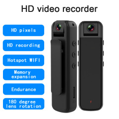 ハンドヘルドミニポケットカメラ cs05 ビデオカメラ 高画質バッククリップスポーツレコーダー wifi法執行機関用レコーダー