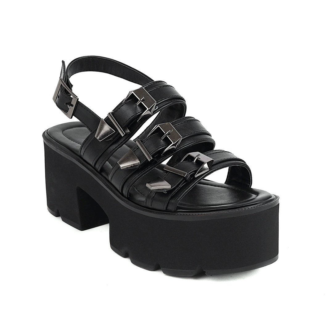Summer fashionable high sandals, footwear, 2021 years, 40, plus size