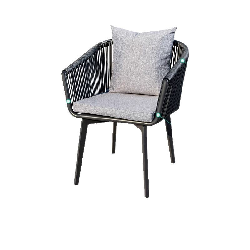 Mesa y silla nórdica al aire libre silla de diseño a prueba de agua silla de vidre silla de vidre al aire libre silla de vidre